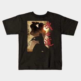 Samurai Bushido tee shirt Kids T-Shirt